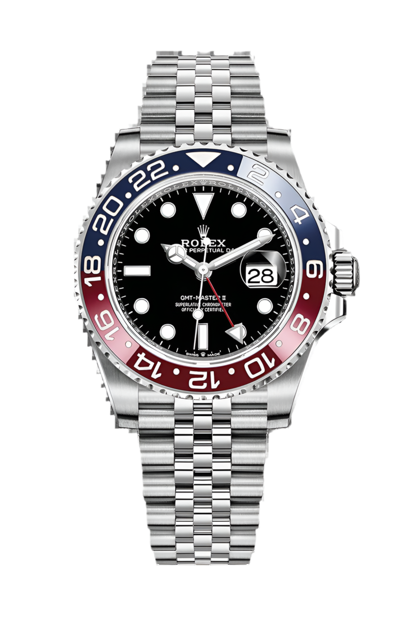 GMT-Master ll “Pepsi” Oyestersteel Jubilee bracelet