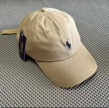 Ralph Po Lo Pony Baseball Duck Tongue Soft Top Versatile Sunshade Men and Women Autumn Winter Trucker Hat