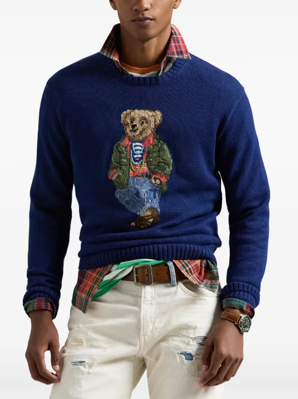 Polo Bear knitted sweater