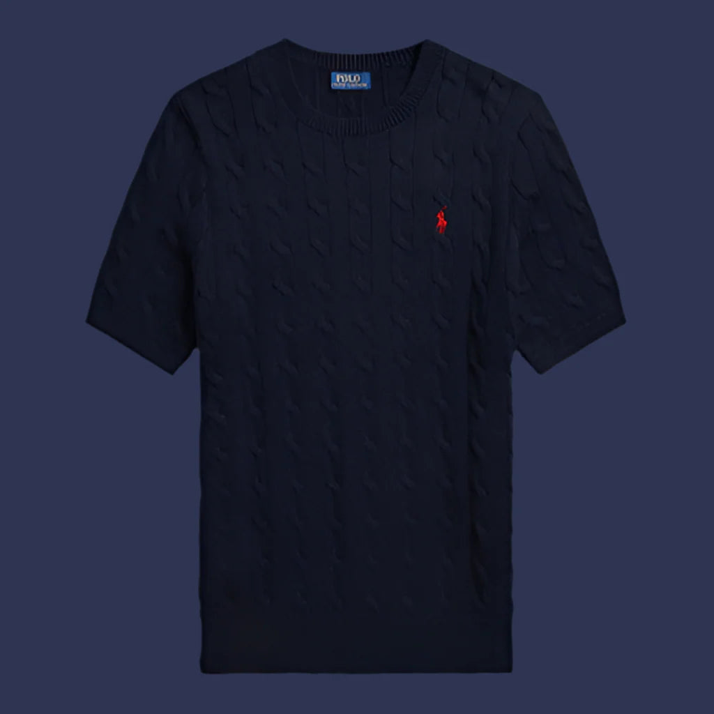 Cable Knit T-shirt